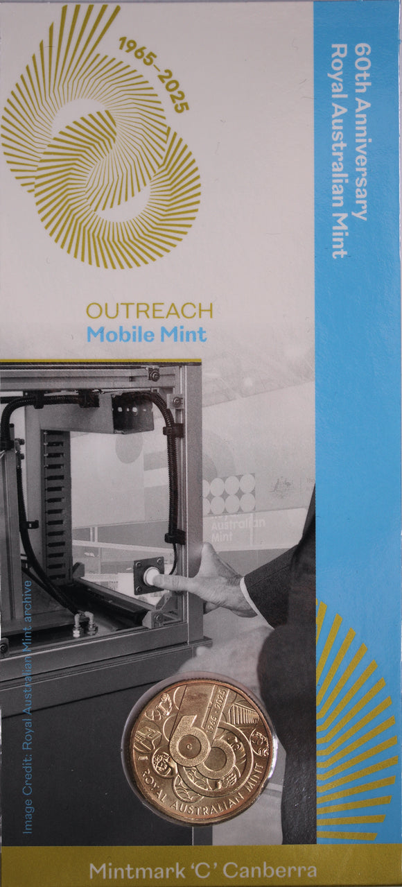 2025 $1 RAM 60th Anniversary Outreach Mobile Mint - 'C' Mintmark