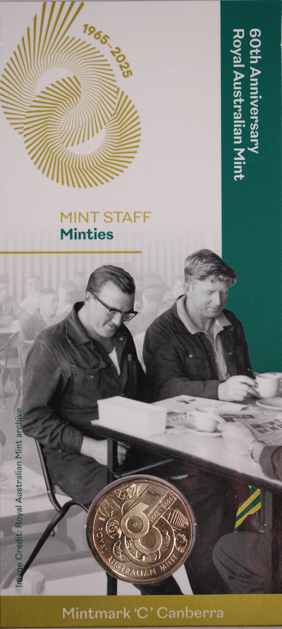 2025 $1 RAM 60th Anniversary Mint Staff Minties - 'C' Mintmark