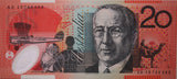 $20 2013 Stevens/Parkinson First Prefix Banknote UNC