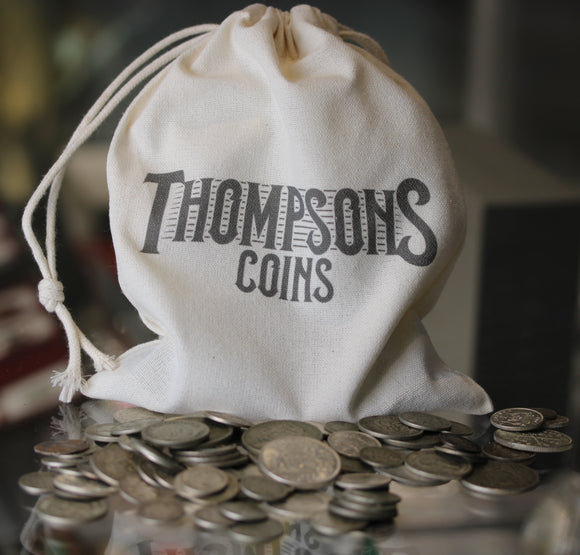 Bag of Unsorted Post 1946 Australian Silver Coins - 500 grams