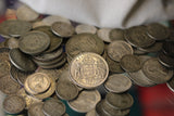 Bag of Unsorted Post 1946 Australian Silver Coins - 100 grams