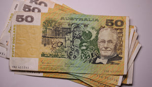 Australian $50 Paper Banknote Circulated