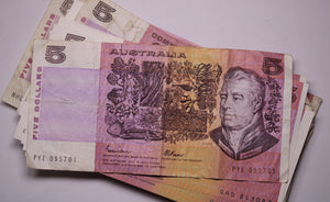 Australian $5 Paper Banknote Circulated