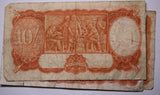 Australian King George VI Ten Shilling Banknote Circulated