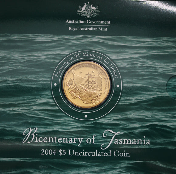 2004 $5 Bicentenary of Tasmania UNC