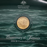 2004 $5 Bicentenary of Tasmania UNC