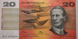 $20 1989 Fraser/Higgins Banknote aUNC