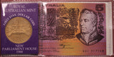 1988 The Coin Colony $5 Coin and Note Presentation Pair