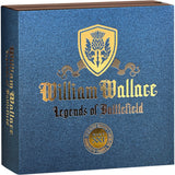 2026 Legends of Battlefield William Wallace 2oz Pure Silver Gold Gilded High Relief Coin