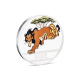 2024 Lion King 30th Anniversary - Scar 1oz Silver Coin