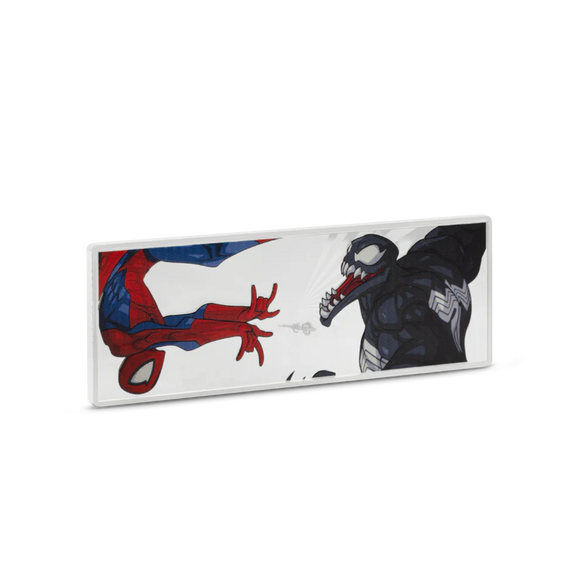 2025 Marvel Heroes vs. Villains - Spider-Man vs. Venom 3oz Silver