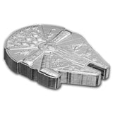 2023 Star Wars Millennium Falcon Shaped 2oz Silver Coin