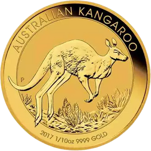 2017 Kangaroo 1/10oz Gold Bullion Coin