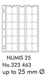 Coin Sheets NUMIS, 30 pockets up to 25mm