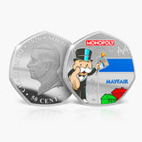 Monopoly Legends of the Board 2026 - Silver Plated Coin Pack