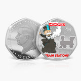 Monopoly Legends of the Board 2026 - Silver Plated Coin Pack