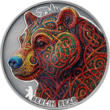 2026 Patterns of the World Berlin Bear 2oz Pure Silver High Relief Coin