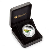 2013 50c Birds of Australia Budgerigar 1/2oz Silver Coloured Proof Coin