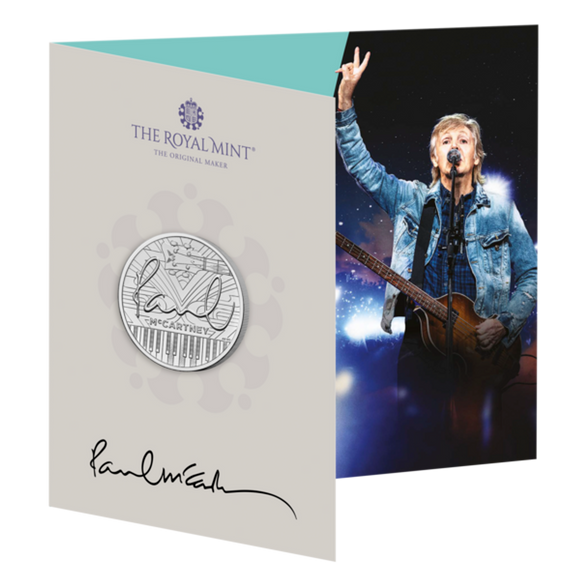 Paul McCartney 2024 UK £5 Brilliant Uncirculated Coin