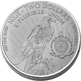 2025 Niue Peace Dollar UHR Incused 1oz Silver Coin