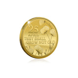 ANZAC Day "They Shall Grow Not Old" 1/1000oz Gold Coin