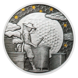 Beekeeping 2025 1oz Silver Medal