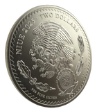2025 $2 Aztec Emperor Cuauhtemoc Tribute Gold Gilded 1oz Silver Coin