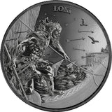 2025 Ragnarok Loki 1oz Black Silver Coin