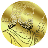 2025 Greek Mythology - Zeus 1/1000oz Limited Edition Gold Coin in Card