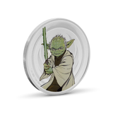 Star Wars Medallion - Yoda & Palpatine 1oz Silver