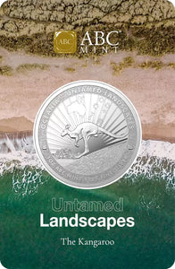 2025 ABC Silver Untamed Landscapes Kangaroo Blisterpack Coin 1oz