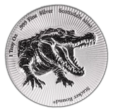 Scottsdale Mint 1oz Silver Stacker Crocodile Round