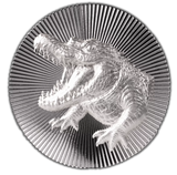 Scottsdale Mint 1oz Silver Stacker Crocodile Round