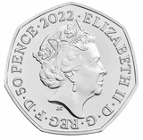 GB 2022 50 Years of Pride 50p Cu-Ni Brilliant Uncirculated Coin