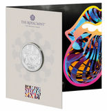 GB 2022 The Rolling Stones 5 Pound Brilliant Uncirculated Coin