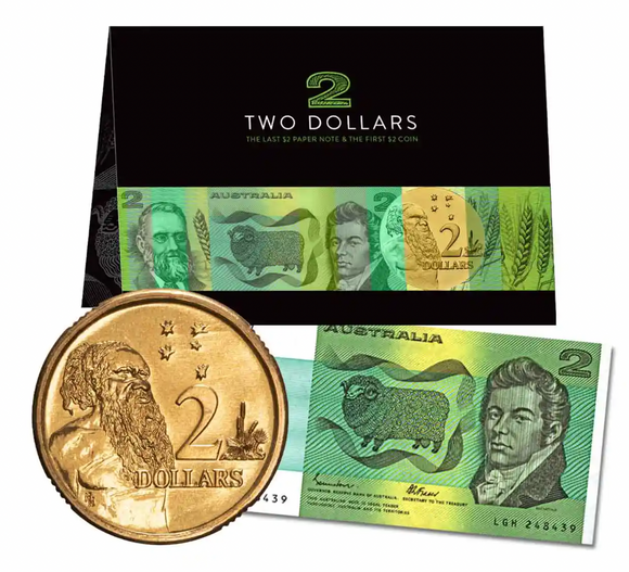 $2 Last Note & First Coin Pack Uncirculated