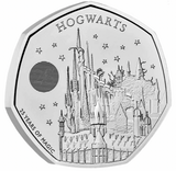 GB 2023 Hogwarts School 50p Brilliant Uncirculated Coin