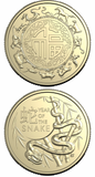 Year of the Snake 2025 $1 Uncirculated Two-Coin Set