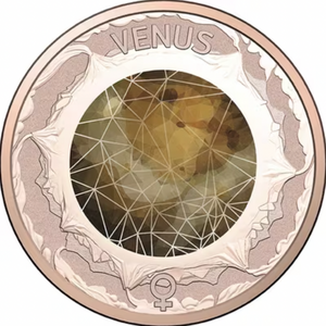 2017 Planetary 2 Cent Venus Individual Coin in Card