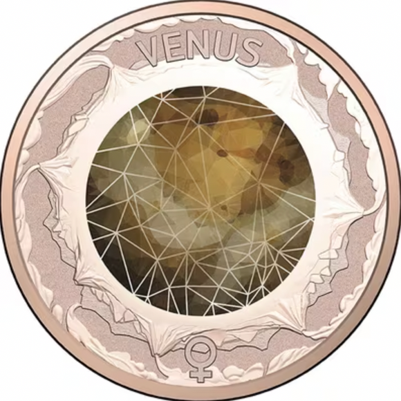 2017 Planetary 2 Cent Venus Individual Coin in Card