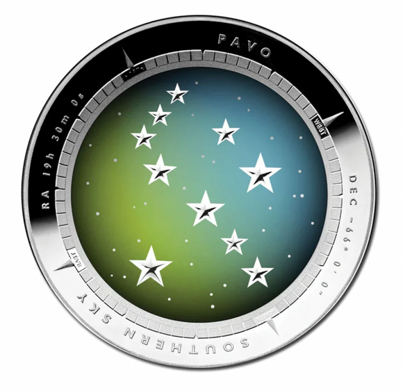 2013 Southern Sky Pavo Domed $5 Silver Proof