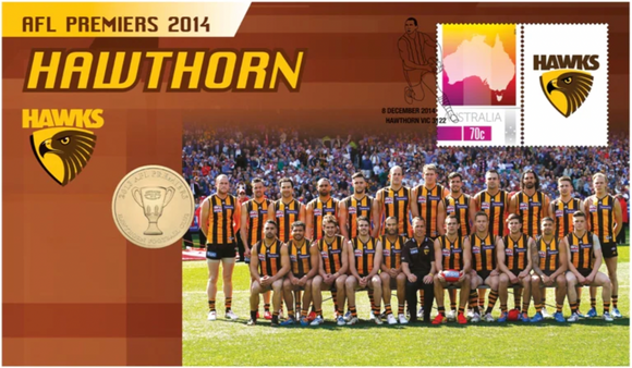 2014 Hawthorn AFL Premiers $1 PNC