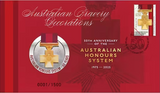 50th Anniversary of Australian Honours System Medallion Cover – Australian Bravery Decorations