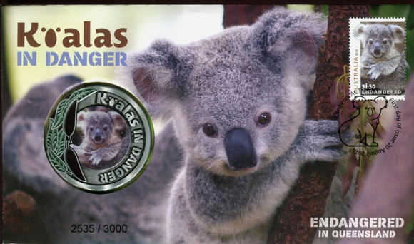 2024 Koalas in Danger Medallion Cover QLD