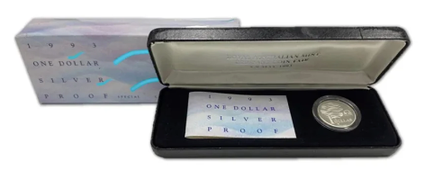1993 Landcare Coin Fair Issue Silver $1 Proof Coin