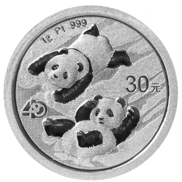 2022 1 gram Chinese Panda Platinum Coin