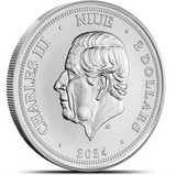 2024 1oz Niue Silver Slovakia Eagle Coin