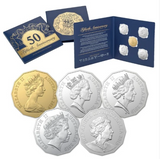 2019 '50th Anniversary of the Dodecagon 50 Cent Coin' Set
