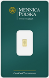 Mennica Polska Gold Minted Bar 1/2g