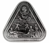 2019 1oz Australian Shipwreck Series - Batavia Silver Antiqued Coin